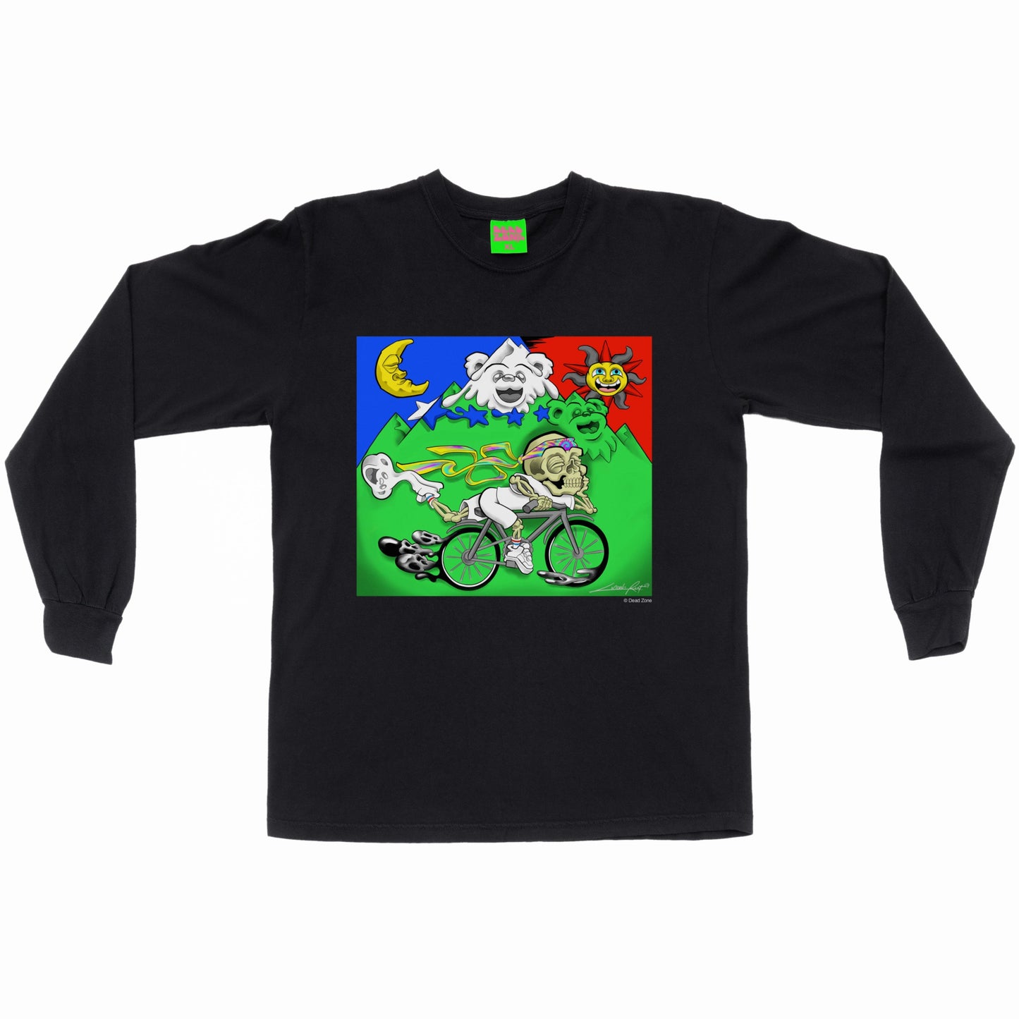 DEAD ZONE X Lincoln Rust Bicycle Day Long Sleeve