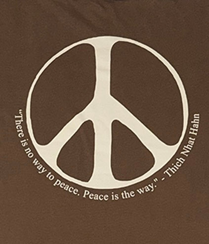 Peace Mantra Short Sleeve T Bark
