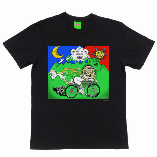 Dead Zone X Lincoln Rust Bicycle Day Short Sleeve