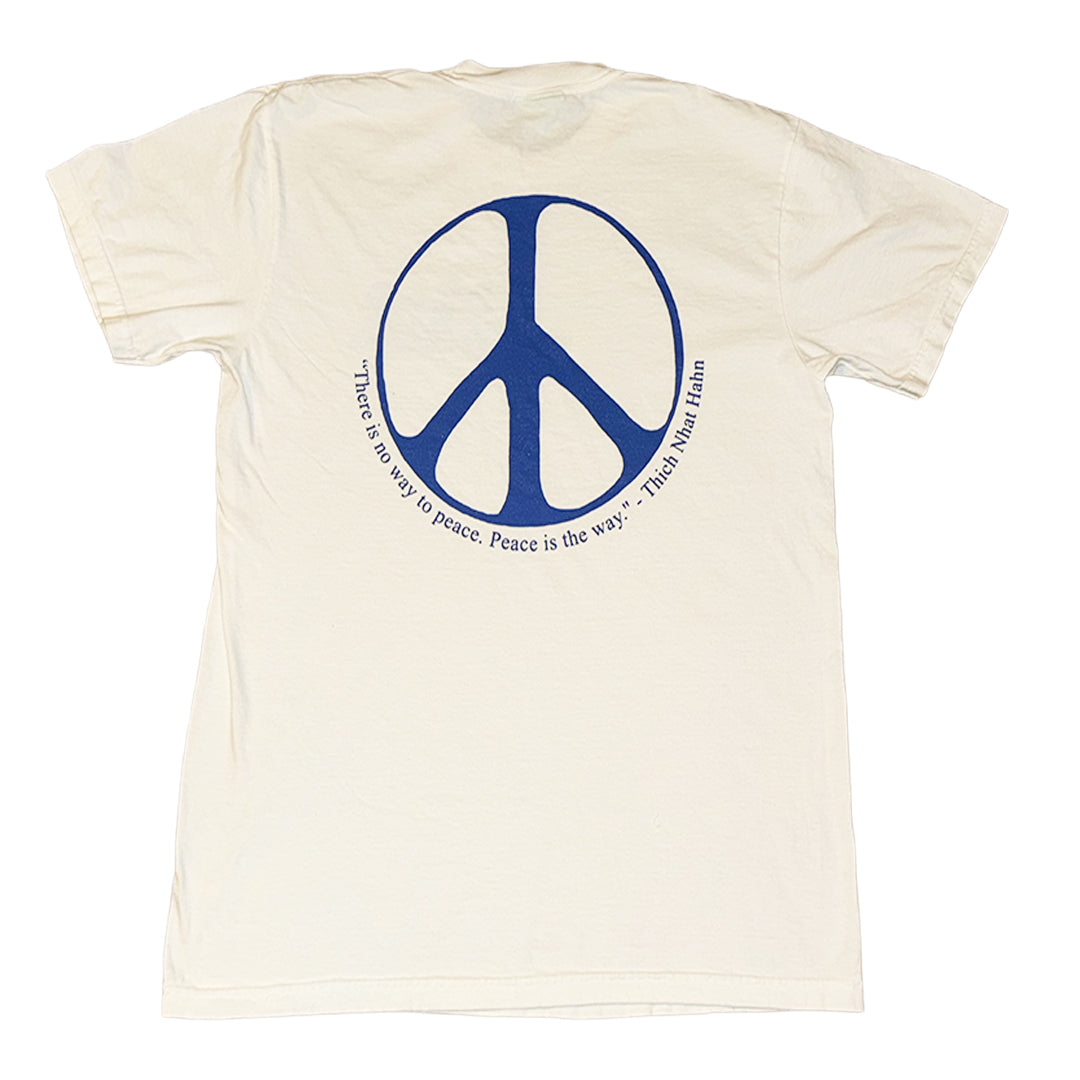 Peace Mantra Short Sleeve T White
