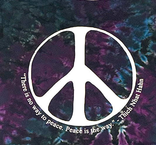 Peace Mantra Short Sleeve T Tie Dye