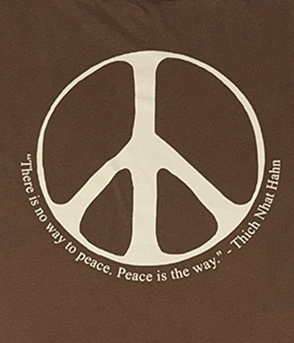 Peace Mantra Long Sleeve T Bark