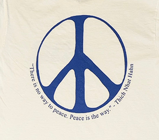 Peace Mantra Short Sleeve T White