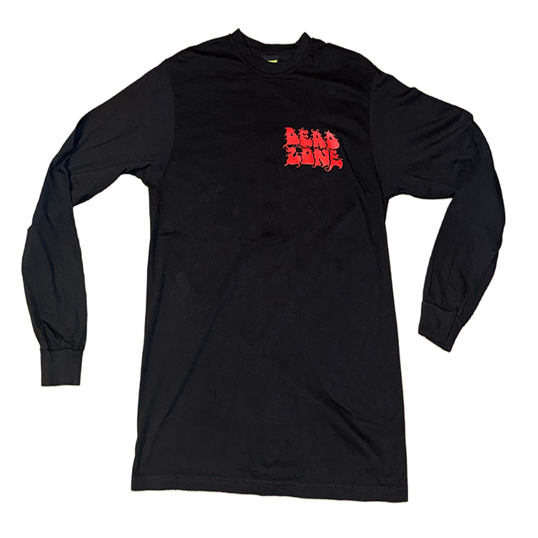 Peace Mantra Long Sleeve T Black