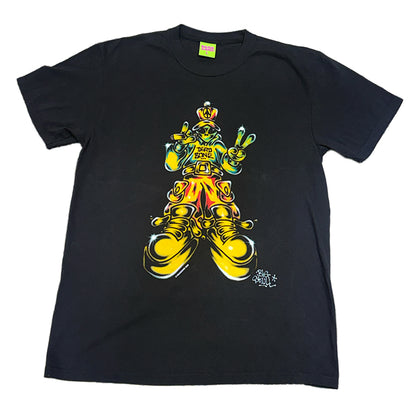 DEAD ZONE X BIG SKULL BLAZIN’ ALIEN T