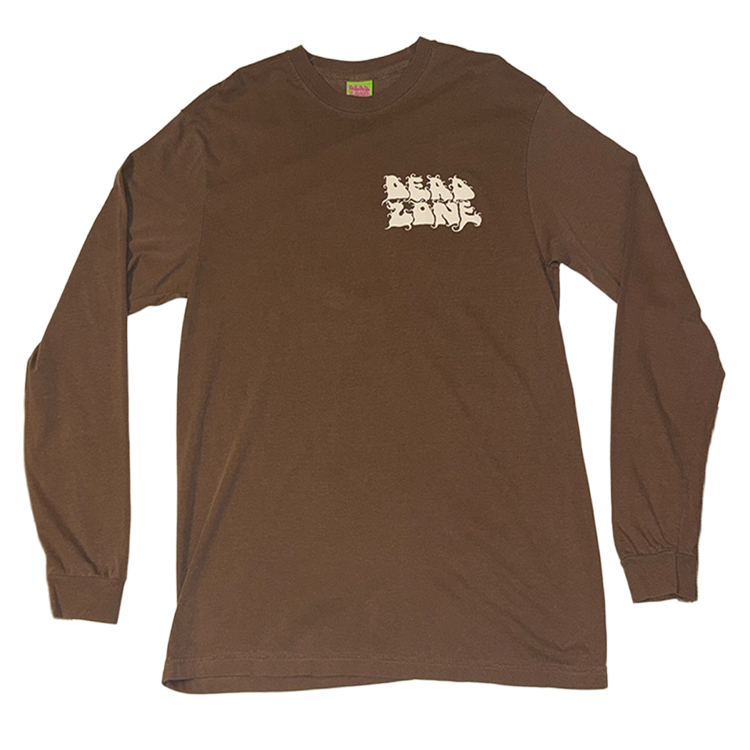 Peace Mantra Long Sleeve T Bark