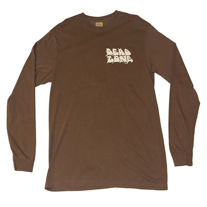 Peace Mantra Long Sleeve T Bark