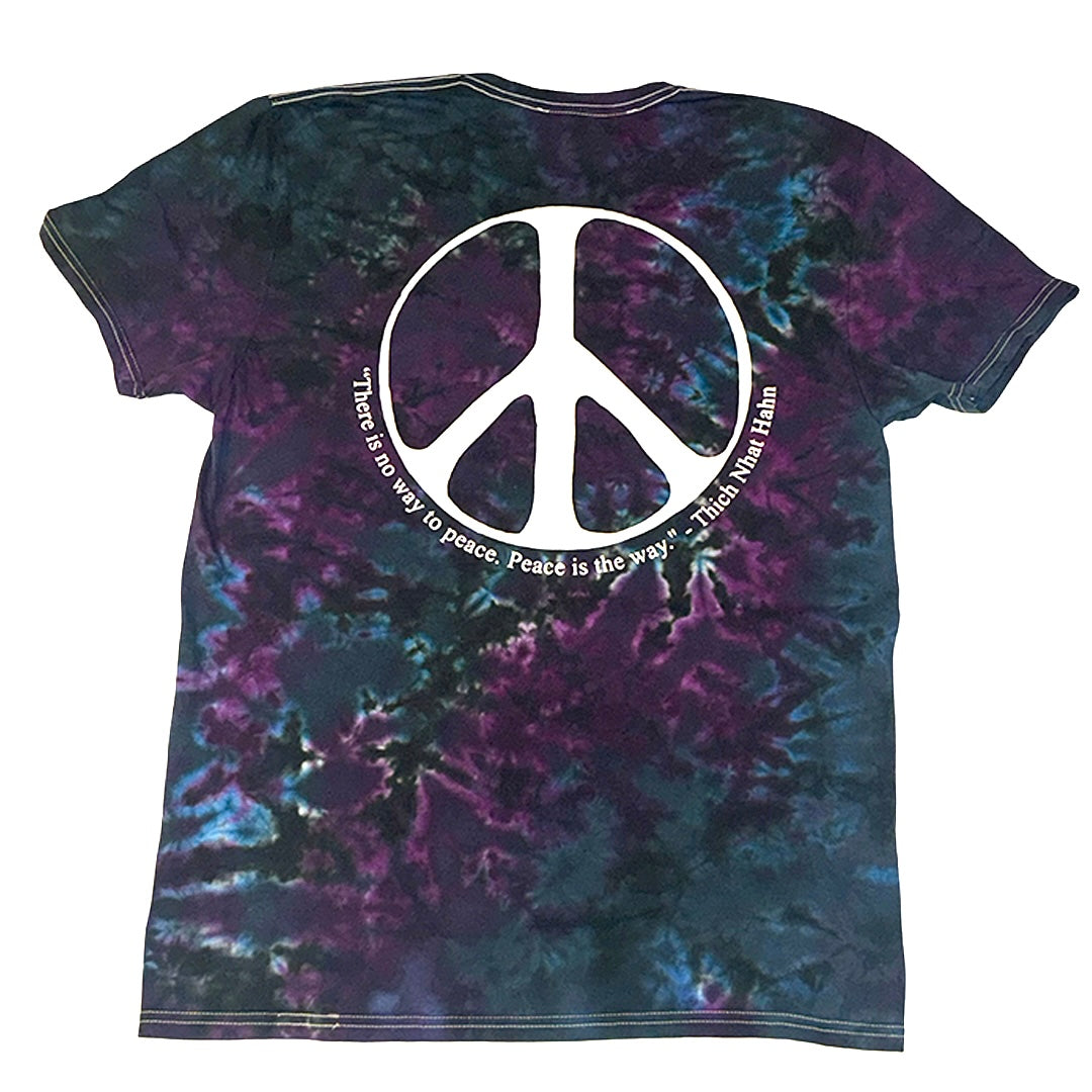 Peace Mantra Short Sleeve T Tie Dye