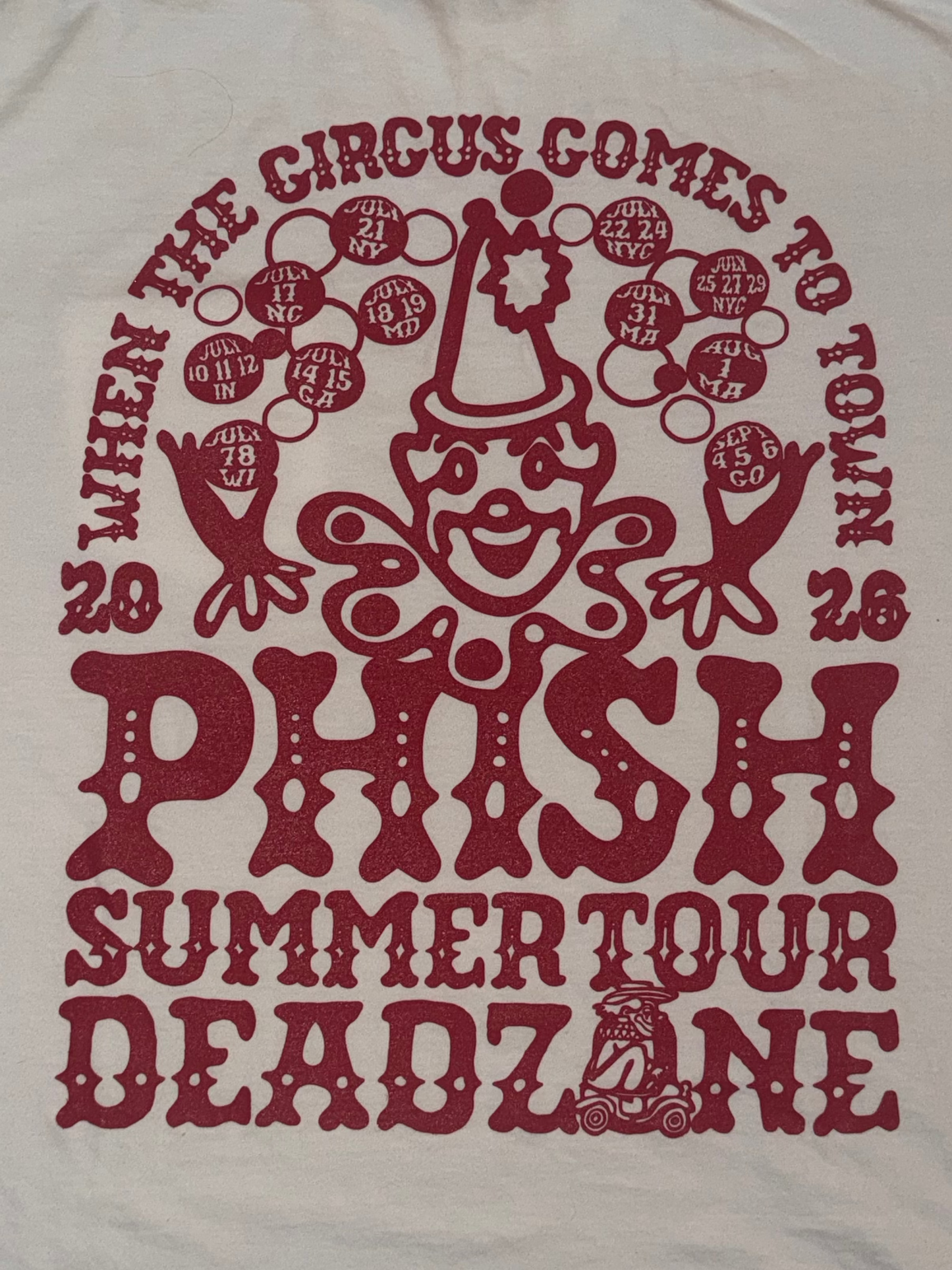 Summer Tour 2026 White T