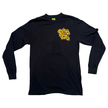DEAD ZONE X BIG SKULL BLAZIN’ ALIEN LONG SLEEVE T