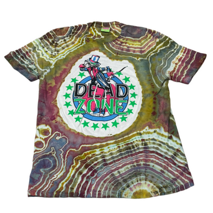 DEAD ZONE X Black Cat Farm Tie-dye Short Sleeve T