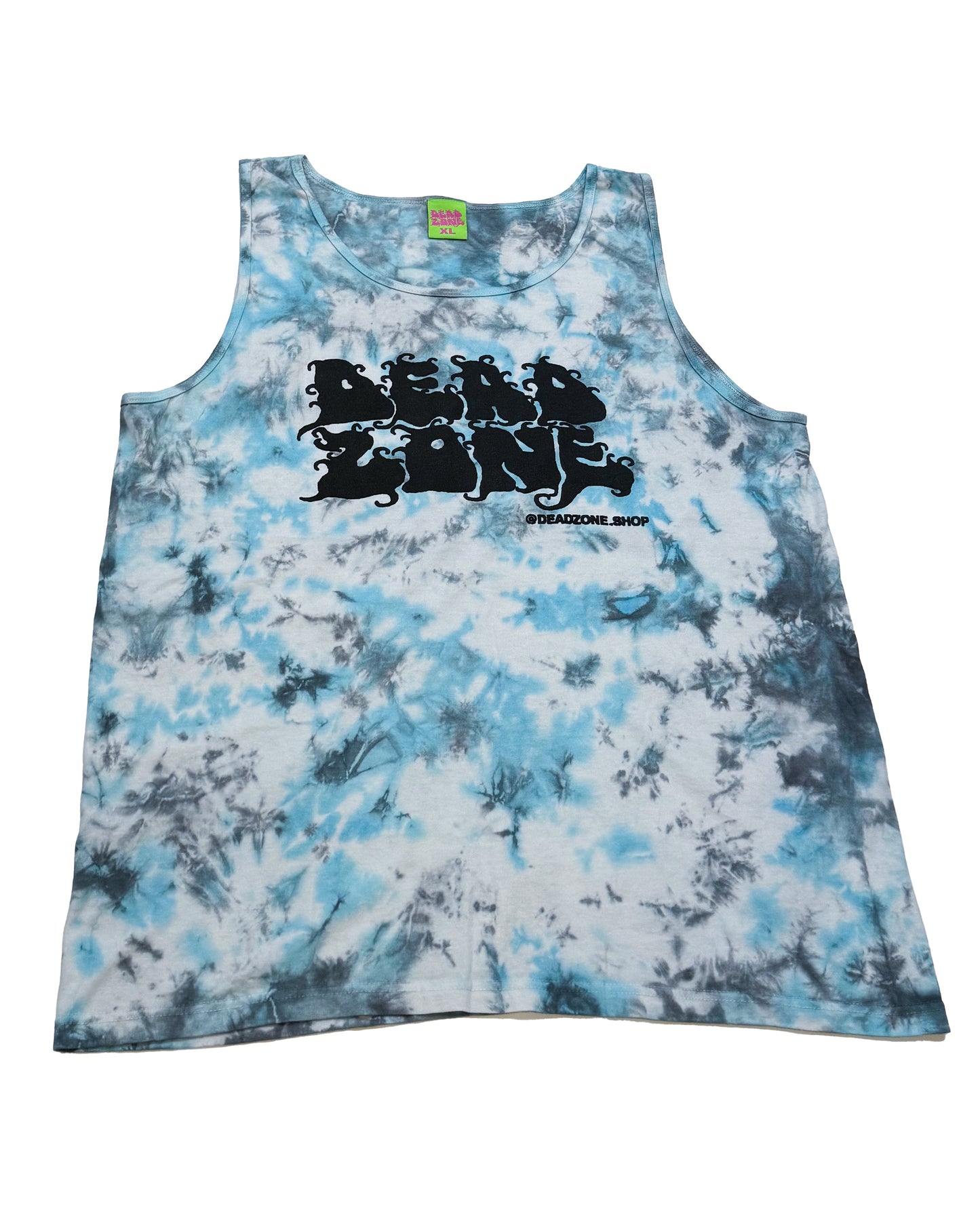 DEAD ZONE SUMMER '24 TIE DYE TANK BLUE